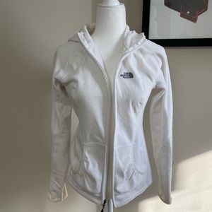 North Face fleece hoodie sz M